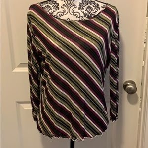 Ladies long sleeve lined blouse